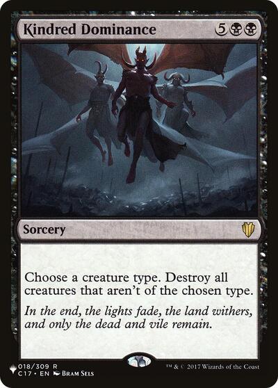 Kindred Dominance (The List) Near Mint