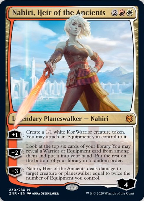 Nahiri, Heir of the Ancients (Zendikar Rising) Near Mint