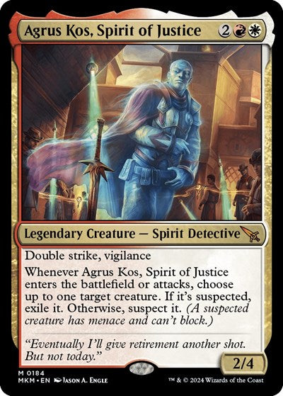 Agrus Kos, Spirit of Justice (Murders at Karlov Manor) Near Mint Foil
