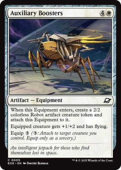 Auxiliary Boosters (Edge of Eternities) Light Play Foil