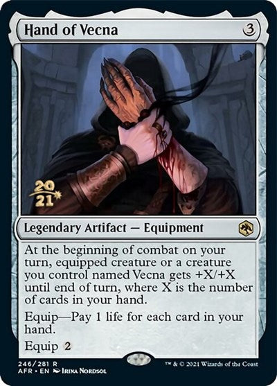 Hand of Vecna (Promos: Prerelease Cards) Near Mint Foil