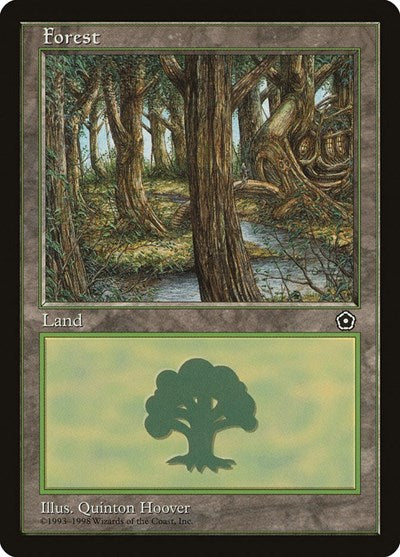 Forest (152) (Portal Second Age) Heavy Play