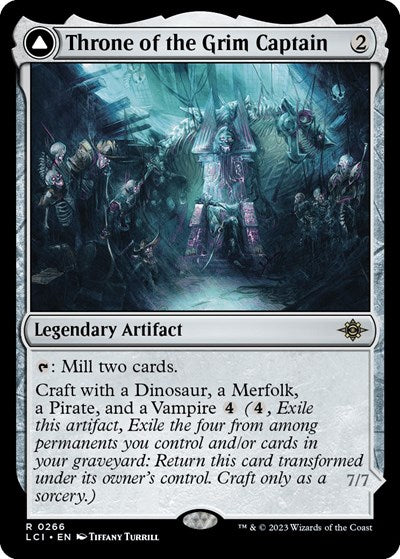 Throne of the Grim Captain (The Lost Caverns of Ixalan) Near Mint Foil