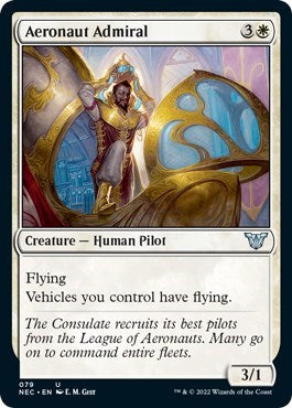 Aeronaut Admiral (Commander: Kamigawa: Neon Dynasty) Light Play
