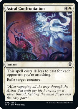 Astral Confrontation (Commander Legends: Battle for Baldur's Gate) Light Play Foil