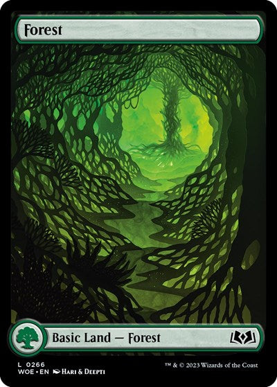 Forest (0266) (Wilds of Eldraine) Light Play
