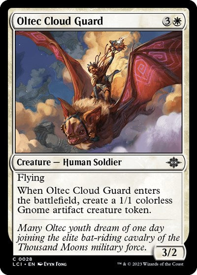 Oltec Cloud Guard (The Lost Caverns of Ixalan) Light Play Foil