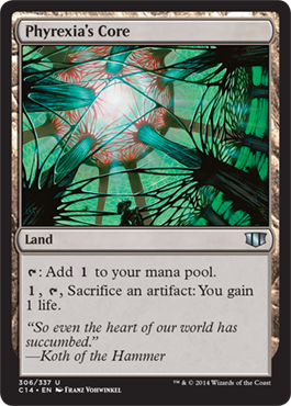 Phyrexia's Core (Commander 2014 Edition) Light Play