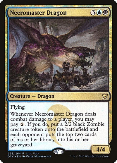 Necromaster Dragon (Promos: Unique and Miscellaneous) Light Play Foil