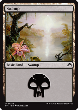 Swamp (262) (Magic Origins) Light Play