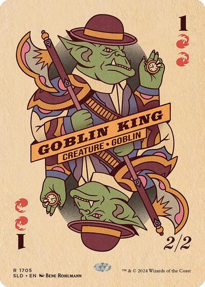 Goblin King (1705) (Secret Lair) Light Play