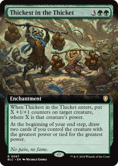 Thickest in the Thicket  Extended Art|0|0|0.00