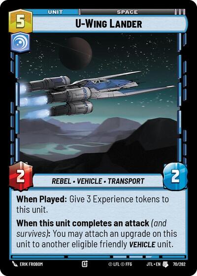 U-Wing Lander (Jump to Lightspeed) Near Mint