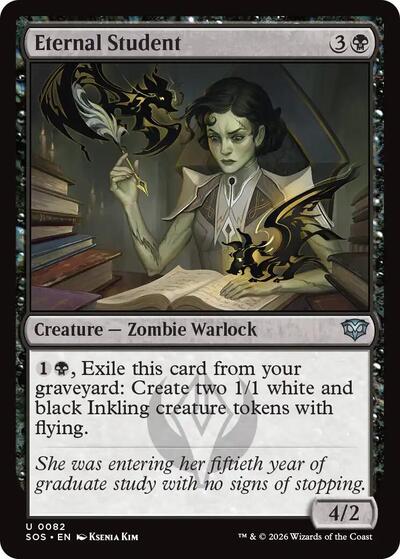 Eternal Student (Secrets of Strixhaven) Light Play Foil