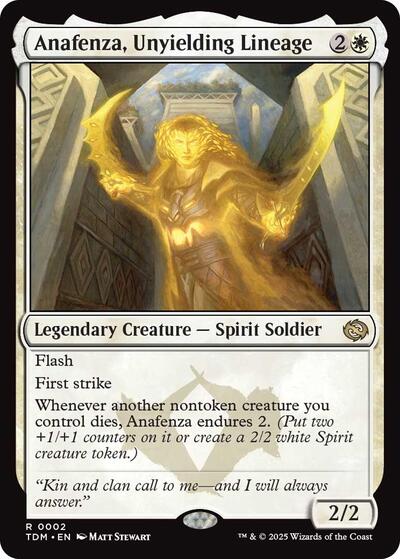 Anafenza, Unyielding Lineage (Tarkir: Dragonstorm) Near Mint Foil