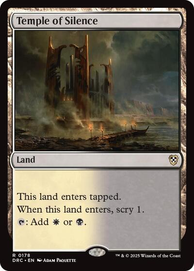 Temple of Silence (Commander: Aetherdrift) Near Mint