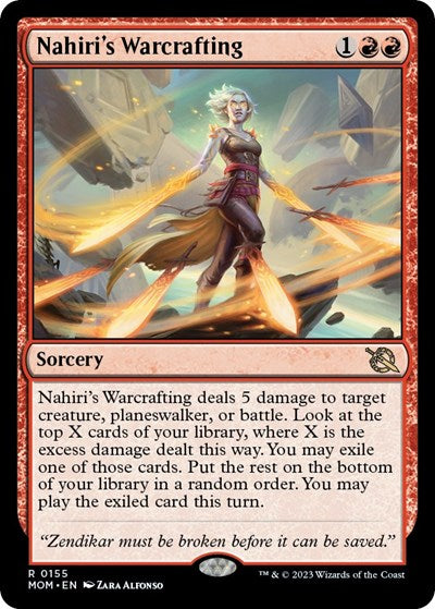 Nahiri's Warcrafting (March of the Machine) Near Mint Foil