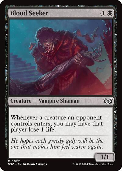 Blood Seeker (Commander: Duskmourn: House of Horror) Light Play