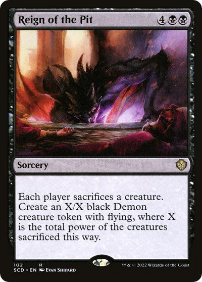 Reign of the Pit (Commander 2022 Starter Decks) Near Mint