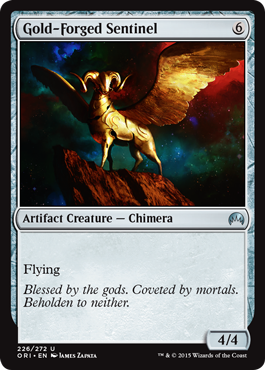 Gold-Forged Sentinel (Magic Origins) Light Play