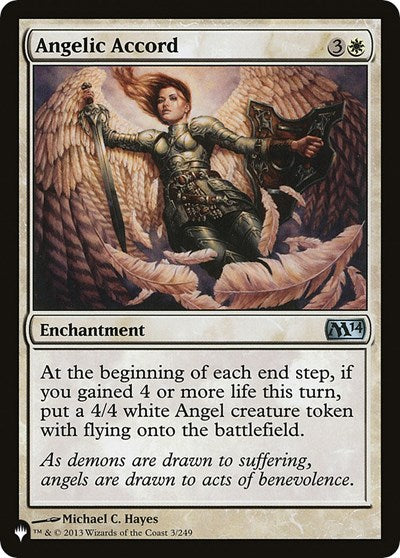 Angelic Accord (The List) Near Mint