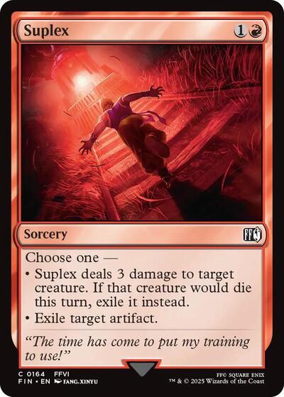 Suplex (Universes Beyond: FINAL FANTASY) Light Play Foil