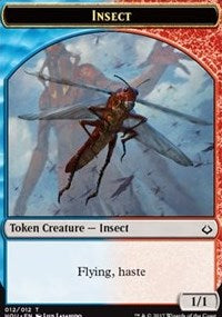 Insect / Warrior Double-sided Token (Hour of Devastation) Light Play