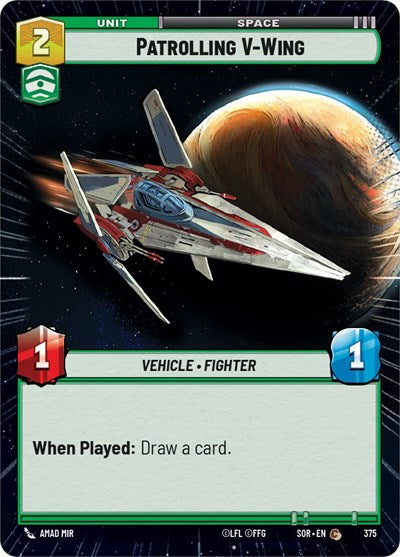 Patrolling V-Wing (Hyperspace) (Spark of Rebellion) Near Mint