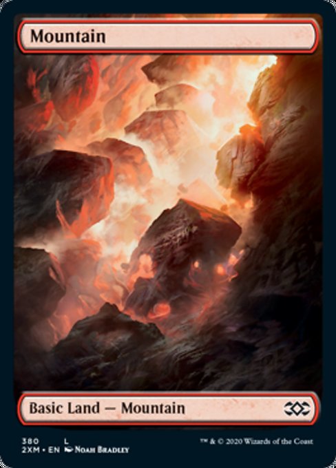 Mountain (380) (Double Masters) Near Mint Foil