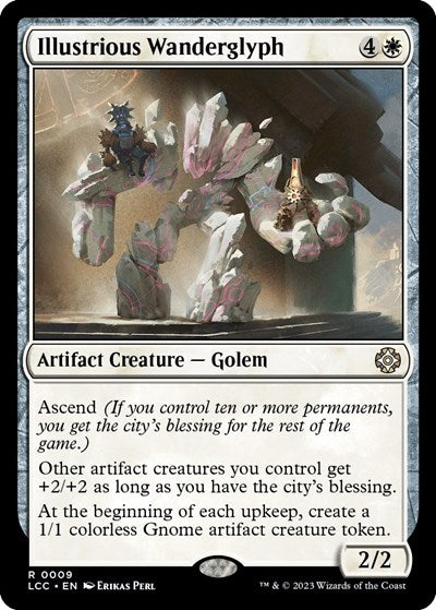 Illustrious Wanderglyph (Commander: The Lost Caverns of Ixalan) Near Mint Foil
