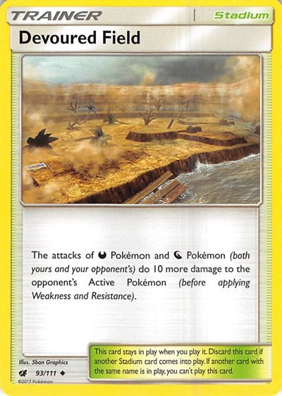 Devoured Field (SM - Crimson Invasion) Light Play Reverse Holofoil