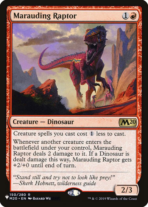 Marauding Raptor|5|0|0.00