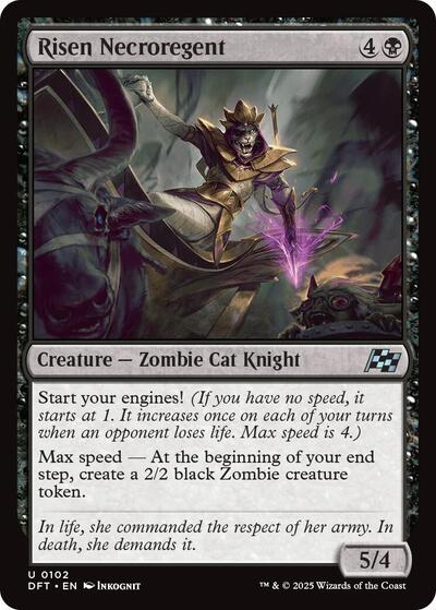Risen Necroregent (Aetherdrift) Near Mint Foil