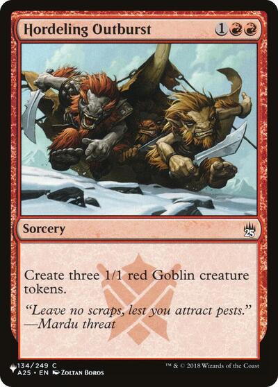 Hordeling Outburst (The List) Light Play