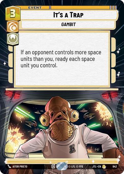 It's a Trap (Hyperspace Foil) (Jump to Lightspeed) Near Mint Foil