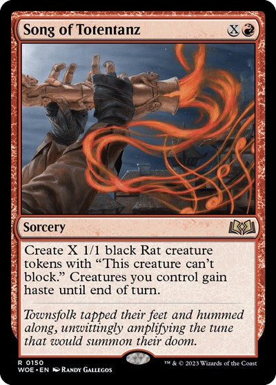 Song of Totentanz (Wilds of Eldraine) Light Play Foil