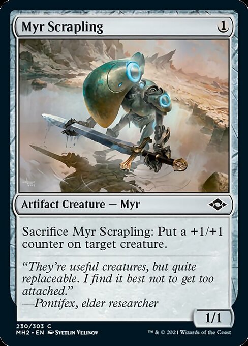 Myr Scrapling (Modern Horizons 2) Medium Play Foil