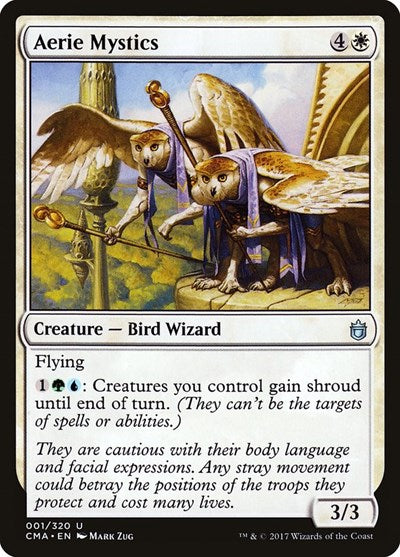 Aerie Mystics (Commander Anthology) Light Play