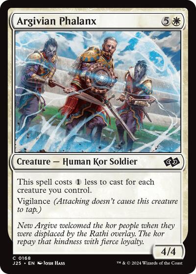 Argivian Phalanx (Foundations Jumpstart) Light Play