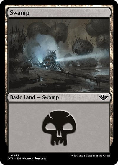 Swamp (0282) (Outlaws of Thunder Junction) Near Mint Foil