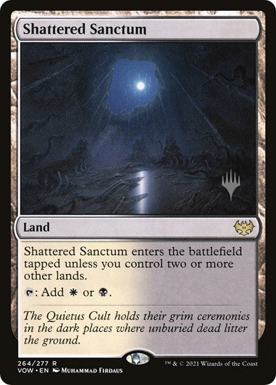 Shattered Sanctum (Promo Pack: Dominaria United) Light Play Foil