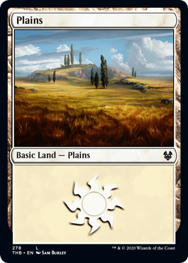 Plains (278) (Theros Beyond Death) Light Play Foil