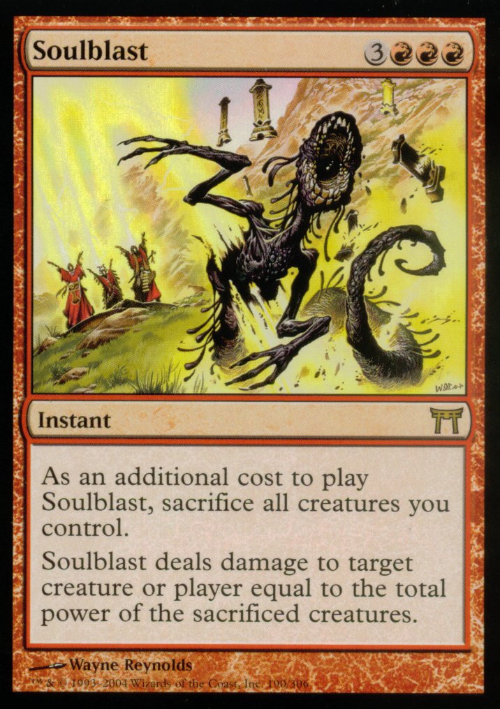 Soulblast (Champions of Kamigawa) Light Play Foil