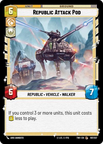 Republic Attack Pod (Twilight of the Republic) Near Mint Foil