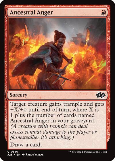 Ancestral Anger (Foundations Jumpstart) Near Mint
