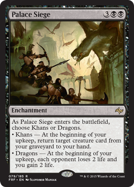 Palace Siege (Fate Reforged) Light Play