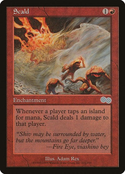 Scald (Urza's Saga) Near Mint