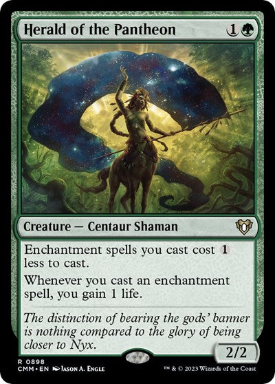 Herald of the Pantheon (Commander Masters) Near Mint