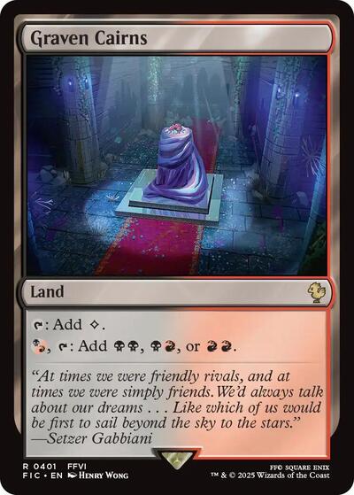Graven Cairns (Surge Foil) (Commander: FINAL FANTASY) Light Play Foil