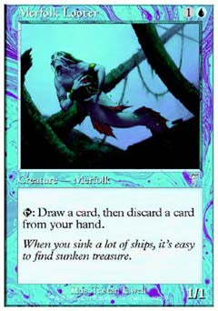 Merfolk Looter (7th Edition) Medium Play Foil